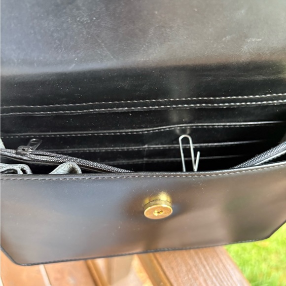 Franklin Covey Black Leather Planner / Organizer Bag - Picture 11 of 15